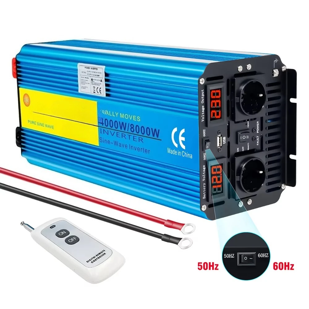 Off Grid Solar Inverter 48V 6000W - Zonne-energie zuivere sinusgolf DC naar AC
