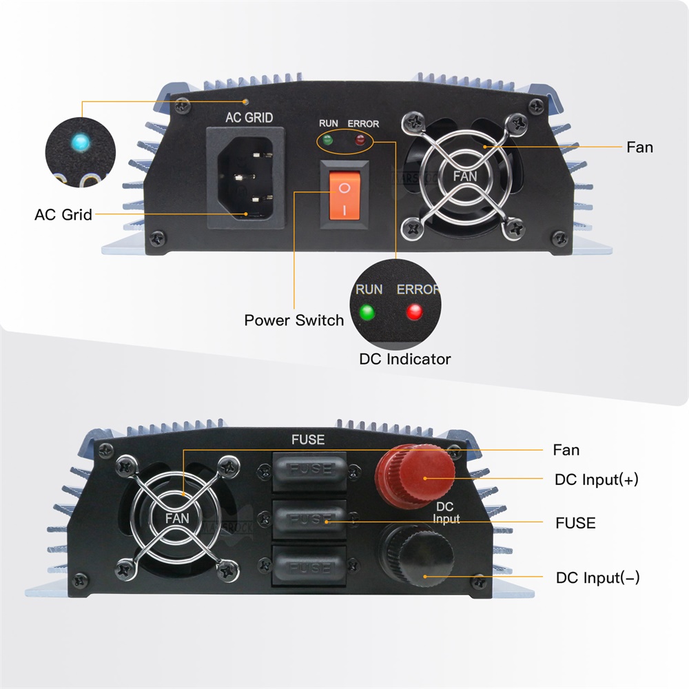 1000-1400W Grid Tie Micro Sola - Micro Inverter 1400W Solar Grid Tie recensie en prijs