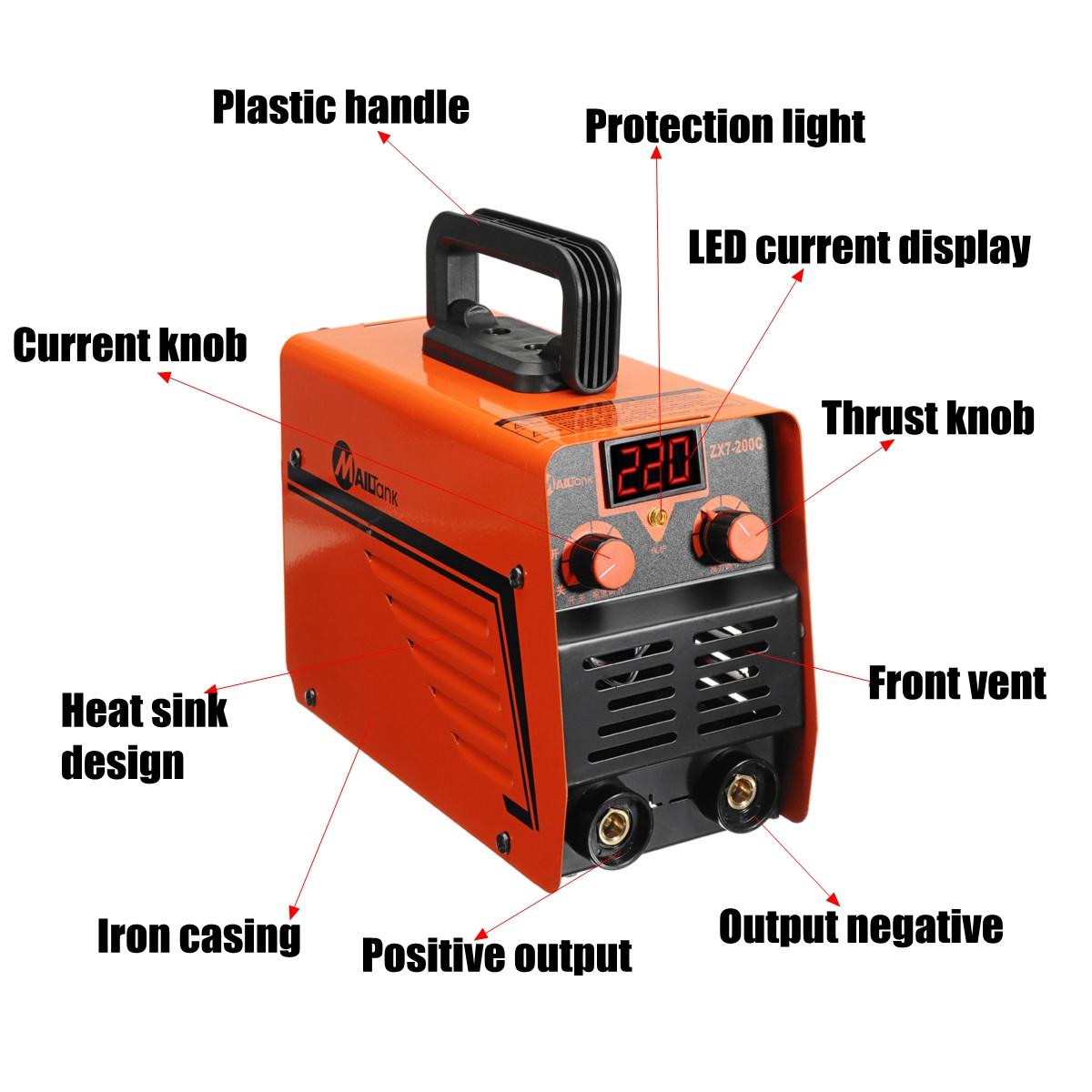 ZX7-200C Handheld IGBT Inverte - Inverter Welding Machine Igbt 300A recensie en prijs